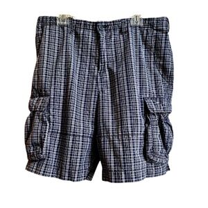 Tommy Hilfiger Plaid Cargo Shorts - Size 38